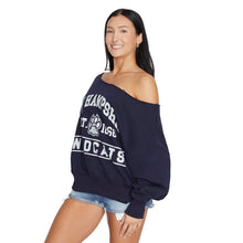 Load image into Gallery viewer, New Hampshire Wildcats Off the Shoulder Sweatshirt
