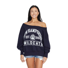 Load image into Gallery viewer, New Hampshire Wildcats Off the Shoulder Sweatshirt