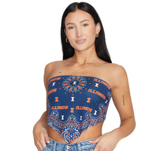 Load image into Gallery viewer, Illinois Fighting Illini Bandana Top