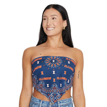 Load image into Gallery viewer, Illinois Fighting Illini Bandana Top