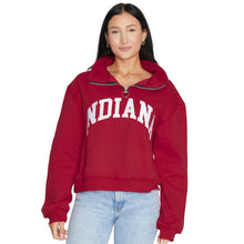 Load image into Gallery viewer, Indiana Hoosiers Quarter Zip Sweatshirt
