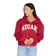Load image into Gallery viewer, Indiana Hoosiers Quarter Zip Sweatshirt