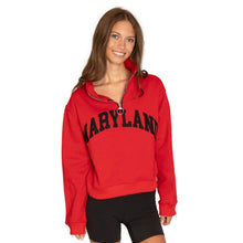 Load image into Gallery viewer, Maryland Terps Quarter Zip Sweatshirt