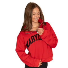 Load image into Gallery viewer, Maryland Terps Quarter Zip Sweatshirt