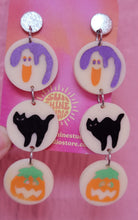 Load image into Gallery viewer, Oopsy Daisy - Spooky Sugar Cookie Earrings