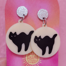 Load image into Gallery viewer, Spooky Sugar Painted Cookie Earrings