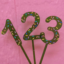 Load image into Gallery viewer, Birthday Cake Numbers