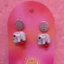 Load image into Gallery viewer, Cutesy AL-ephant Earrings