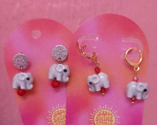 Load image into Gallery viewer, Cutesy AL-ephant Earrings