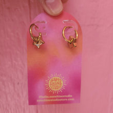 Load image into Gallery viewer, Puffy Star Titanium Hoop