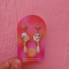 Load image into Gallery viewer, Baroque Pearl Drop Earrings