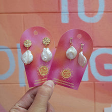 Load image into Gallery viewer, Celestial Pearl Earrings