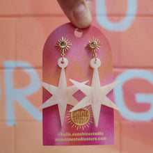 Load image into Gallery viewer, North Star Statement Earrings
