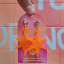 Load image into Gallery viewer, North Star Statement Earrings