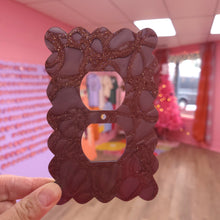 Load image into Gallery viewer, Glimmering Chocolate Swirls Outlet Covers