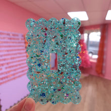 Load image into Gallery viewer, Teal Glitter Outlet Covers