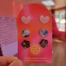 Load image into Gallery viewer, Happy Shapes Acrylic Stud Packs
