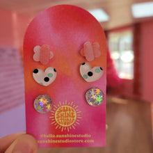 Load image into Gallery viewer, Happy Shapes Acrylic Stud Packs