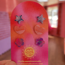 Load image into Gallery viewer, Happy Shapes Acrylic Stud Packs