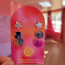Load image into Gallery viewer, Happy Shapes Acrylic Stud Packs