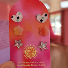 Load image into Gallery viewer, Happy Shapes Acrylic Stud Packs