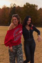 Load image into Gallery viewer, Maryland Terps Waffle Knit Zip Up Hoodie