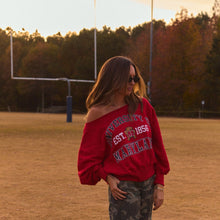 Load image into Gallery viewer, Maryland Terps Off the Shoulder Sweatshirt