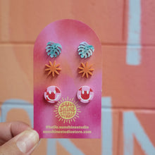 Load image into Gallery viewer, Happy Shapes Acrylic Stud Packs