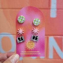 Load image into Gallery viewer, Happy Shapes Acrylic Stud Packs