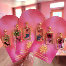 Load image into Gallery viewer, Golden Hour Flowers - Floral Earrings