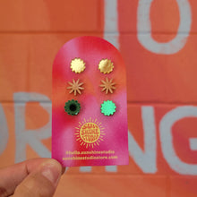 Load image into Gallery viewer, Happy Shapes Acrylic Stud Packs