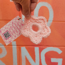 Load image into Gallery viewer, Crochet Small Flower Scrunchies