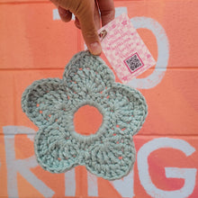 Load image into Gallery viewer, Crochet Large Flower Scrunchies