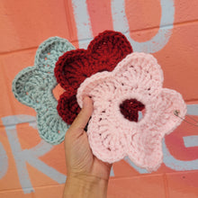 Load image into Gallery viewer, Crochet Large Flower Scrunchies