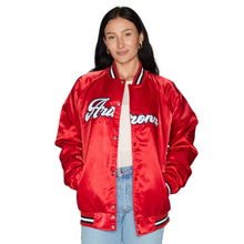 Load image into Gallery viewer, University of Arizona Satin Letterman Bomber Jacket