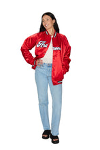 Load image into Gallery viewer, University of Arizona Satin Letterman Bomber Jacket