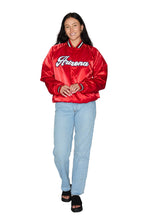 Load image into Gallery viewer, University of Arizona Satin Letterman Bomber Jacket