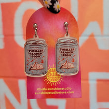 Load image into Gallery viewer, "Thriller Reader Soda" Earrings