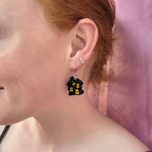 Load image into Gallery viewer, Spooky House Charm Earring
