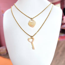 Load image into Gallery viewer, Key to My Heart - Friendship Necklaces Pair