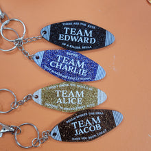 Load image into Gallery viewer, "Team Charlie" Motel Keychain
