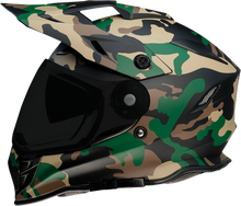 Load image into Gallery viewer, Z1R, Z1R Range Helmet - Camo Woodland XL with Polycarbonate Shields and Adjustable Visor