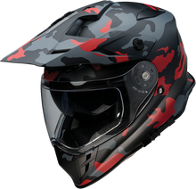 Load image into Gallery viewer, Z1R, Z1R Range Helmet - Camo Red, Small (Part #0140-0094) | Versatile Motorcycle Helmet with Sun Visor and Removable Lining