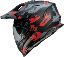 Load image into Gallery viewer, Z1R, Z1R Range Helmet - Camo Red, Small (Part #0140-0094) | Versatile Motorcycle Helmet with Sun Visor and Removable Lining