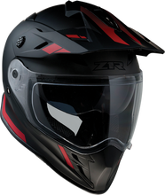 Load image into Gallery viewer, Z1R, Z1R Range Helmet Uptake Black/Red 2XL - Versatile Motorcycle Helmet with Drop-Down Sun Visor and Removable Lining