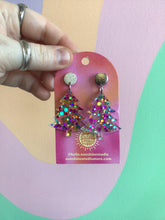 Load image into Gallery viewer, Pink Sparkly Holiday Trees