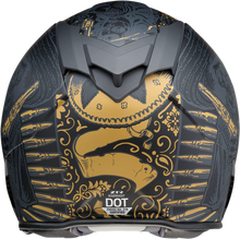 Load image into Gallery viewer, Z1R, Z1R Warrant Motorcycle Helmet - Sombrero Black/Gold XS (Part Number 0101-14170)