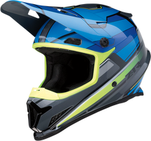 Load image into Gallery viewer, Z1R, Z1R Rise Motorcycle Helmet - Blue/Hi-Viz, 2XL, Part Number 0110-7197
