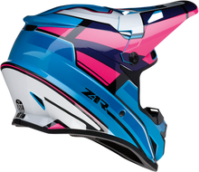Load image into Gallery viewer, Z1R, Z1R Rise Motorcycle Helmet - Pink/Blue, XL - Part Number 0110-7188