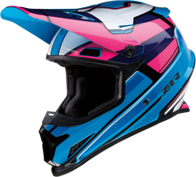 Load image into Gallery viewer, Z1R, Z1R Rise Motorcycle Helmet - Pink/Blue, XL - Part Number 0110-7188